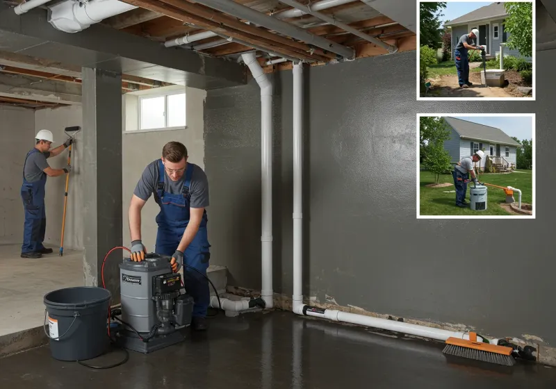 Basement Waterproofing and Flood Prevention process in Markle, IN